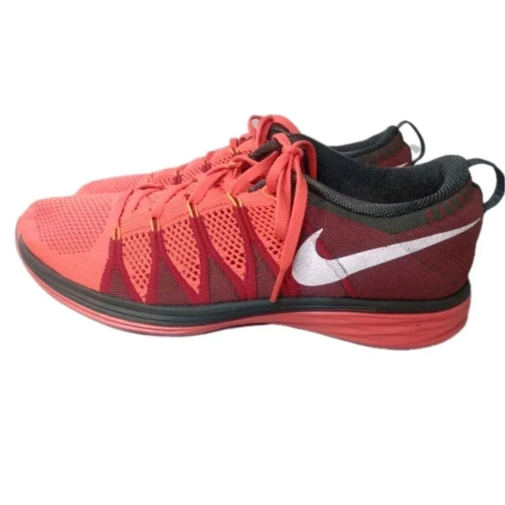 Flyknit Lunar 2  Shoes Men's Size 12 Light Crimson Sneakers